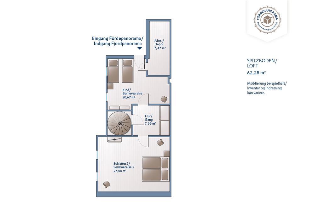 Ferienwohnung Foerdepanorama In Flensburg, Sonwik Eksteriør billede